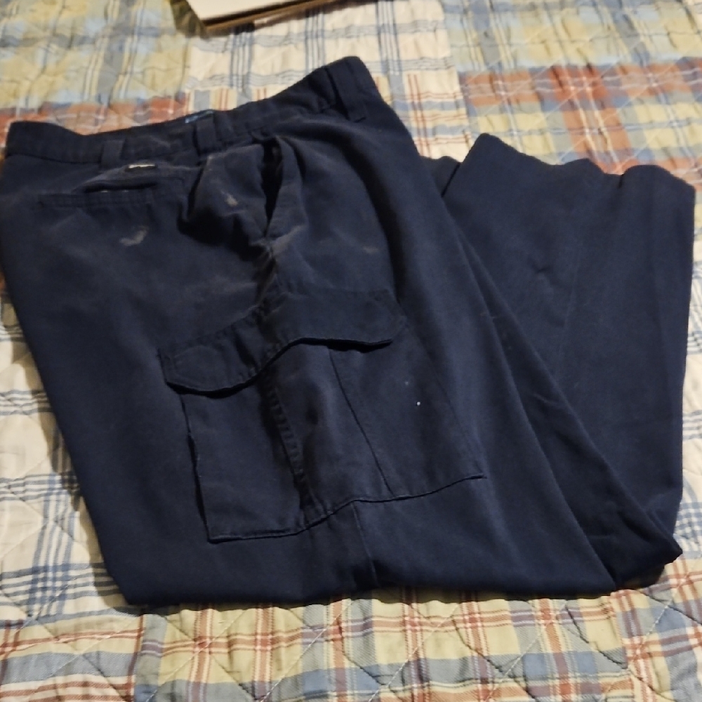 Men's Classic Navy Cargo cintas  Work Pants